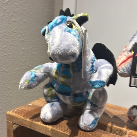 Black and Blue Stuffed Animal Plush Toy - Picture 8 of 11